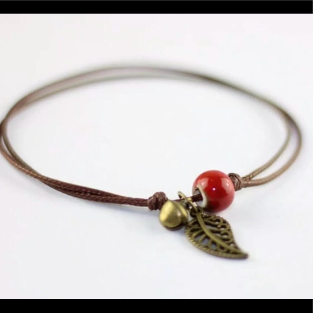 NWT‼️ Leather Strap  Anklet/Bracelet